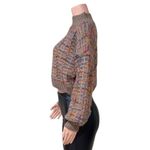 SheIn  Women's Mock Neck knit Oversized Cropped Chunky Sweater Size 4 S Photo 2