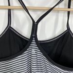 Lululemon  Power Y Black Grey Striped Activewear Tank Top Women's Size 8 Photo 4