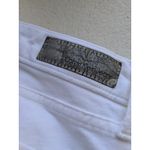 Calvin Klein Jeans Legging Women's Skinny Stretch Suede Mid Rise White Size 8 Photo 5