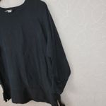 VTG Sophie Finzi Top Womens S Black Silk Linen Blend Lagenlook Tunic Shirt Photo 6