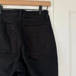 Everlane THE STRAIGHT-LEG CROP Pants Black Cropped High Rise Size 6 Black Photo 4