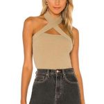 NBD Revolve  Yvette Halter Top in Taupe Tan XS Photo 0