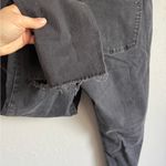 Madewell 9” High Rise Skinny Black Distressed Knee Raw Hem Womens 34 Stretch Photo 5