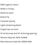 AGOLDE  Relaxed Bootcut Light Wash Jeans Photo 5