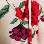 Old Navy  Red and Pink Floral Women's Blouse Photo 6