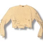 Yeezy Season 3 | Distressed Cropped Sweater | Medium Photo 1