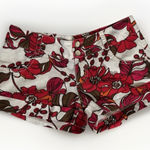 Guess Vintage‎  Womens Y2K Micro Mini Short Size 28 Medium Floral Preppy Photo 0
