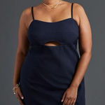 Anthropologie  Mare‎ Mare Navy Cut Out Shift Mini Dress NWT Size XL Photo 0