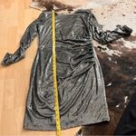 Dress the Population  Lolita Gunmetal Sequins Rushed Dress‎ Size XL Photo 9