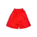Farm Rio  Red Button-Front Midi Skirt, Size M Photo 1