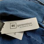 Celebrity Pink  Womens Denim Dress Medium Blue Button Front Y2K Coastal Cowgirl Photo 6