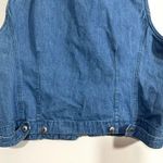 Vintage Original Russ Sport Company Denim Vest Blue Size L Photo 9