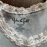 Brandy Melville  John Galt Tank Top with Lace Trim Photo 2
