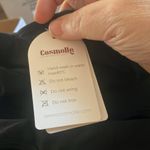 Black cropped Long Sleeve compression workout Top with Thumb Holes xl NWT Photo 3