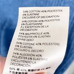 Free People Lace Cutout Long Sleeve Ribbed Knit Mock Neck Top Blue Size Small Photo 6