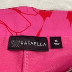 Rafaella  Stretch Skort Women's Size XL Pressed Palms‎ Carmine Rose Pockets NEW Photo 6