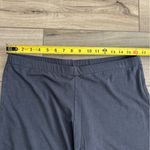 Bryn Walker  Blue Grey Bamboo Cotton High Rise Wide Leg Crop Pull On Pants M Photo 7