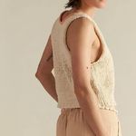 Free People NWT  Sicily Shell Sweater in Ivory Combo Photo 1