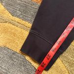 Lululemon Warm Down Jogger Pants 28” Joggers Black Cotton Terry Mid Rise Size 4 Photo 1