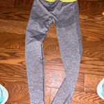 Gymshark  FLEX Leggings gray with yellow white S Photo 1