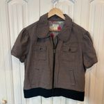 Maurice's Black And White Short Sleve Jacket Size XL Photo 0