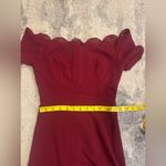 Women’s Burgundy Off The Shoulder Mi Ami Dress Red Size XS Photo 5