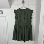 NWT Time + Tru Green Cotton Mini Flutter Shirtdress Size XL Photo 8