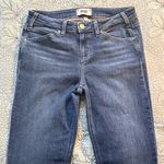 Paige  Sloane Wide Leg Raw Hem Mid Rise Jeans Size 28🧡 Photo 2