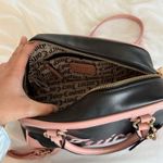 Juicy Couture Embroidered Juicy Black Pink Crossbody Bag Photo 6