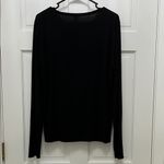 J.Crew  Black Label Black Long Sleeve Stretchy Shirt - Size XL Photo 9