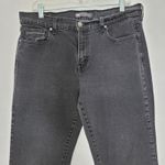 Levi's 505 Jeans Womens 14M (34x30.5) Black Straight Leg Stretch Denim Photo 2