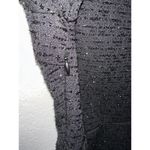 ZARA NEW  Dress Size XS Womens Tetured Mini Weave Tweed Black Blazer Ruffle Dress Photo 6