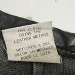 Allen B. by Allen Schwartz Leather Waistband Bootcut Jeans Size 30 USA Made Y2K Black Photo 6