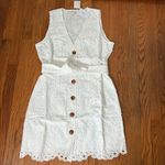 ANDIE  The Navarino Dress Button Front Eyelet white size M‎ NWT Photo 1
