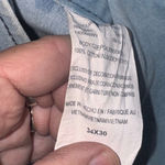 Vintage Liberty Blue Denim Tie Dyed Overalls Size 34 Photo 6