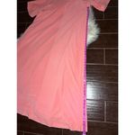 Vanity Fair  pink 3/4 sleeve 1/2 zip duster sz Medium Photo 8