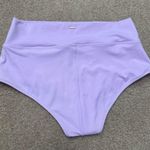 PINK - Victoria's Secret Victoria's Secret PINK Lavender High-Waisted Bikini Bottoms SIZE LARGE Photo 1