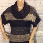 Say What? Say What Striped Turtleneck Sweater Dress M Photo 1