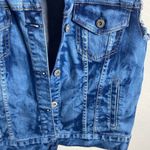 Arizona Jeans Arizona Jean Co Tie-dye Denim Vest Junior’s Large Photo 2