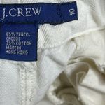 J.Crew Full Length Wide-leg Trouser Pant Ivory Women's Size 10 Bag7 Photo 2