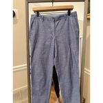Talbots  Light Blue Chambray Crop Pants Women's Size 6 NWT Photo 6