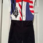 Free People New Race To The Top One Piece Romper Biker Shorts Retro Size Medium Photo 1