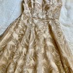 Speechless Champagne Spaghetti Strap Prom Dresses Applique A-Line Evening Dress Photo 0