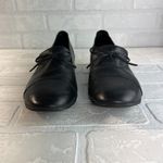 Born Loafer Flats Womens 9 Black Gallatin Cap Toe Bow Leather Preppy Academia Photo 6