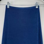 Princess Polly  Women's Navy Blue Linen Blend Fishtail Hem Maxi Skirt Size‎ US 0 Photo 5