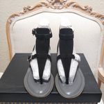 Charles David Charles by  Calvin Block Heel Black Gladiator Sandals Photo 1