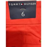 Tommy Hilfiger  Orange Ankle Straight Leg  Chino Pants Size 6 NWT Prep Academia Photo 5