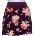 Aeropostale  2012 maroon floral mini skirt Photo 0