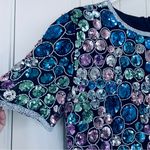 Vintage Niteline Dress Beaded Sequin Silk Sheath Cocktail Gown Prom Retro 80s Size 10 Photo 1