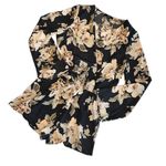 Lulus Prairie Daydream Washed Floral Print Romper Sz Medium Photo 7